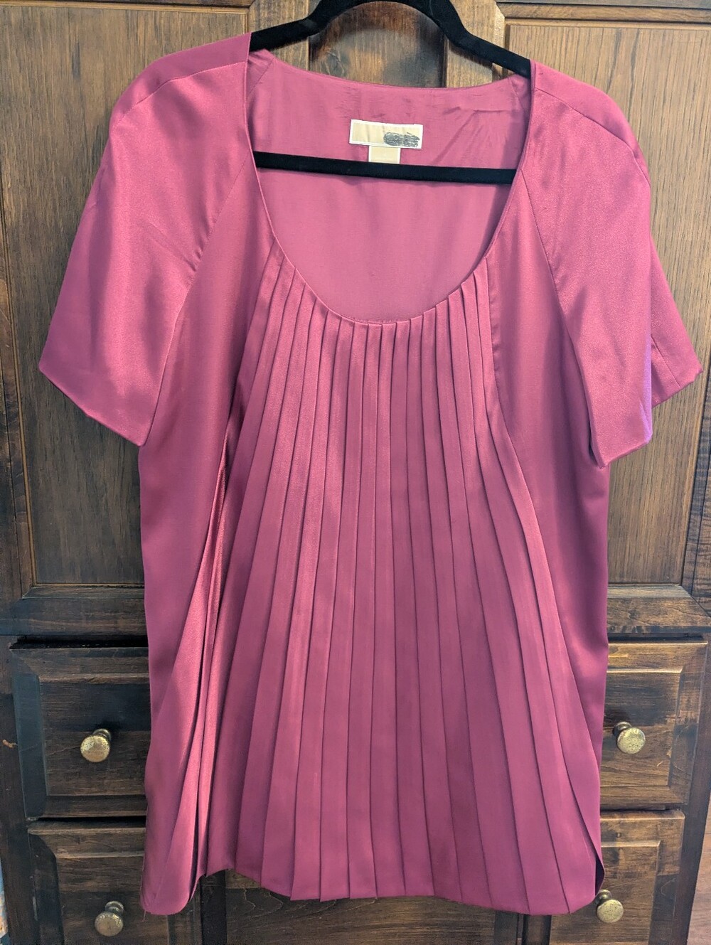 MICHAEL Michael Kors Pleated Peony Babydoll Dress